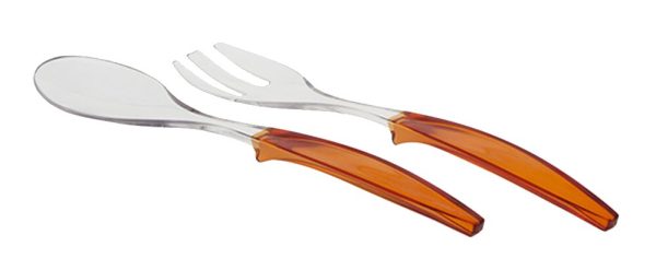 Salatbesteck orange (R) Verkauf