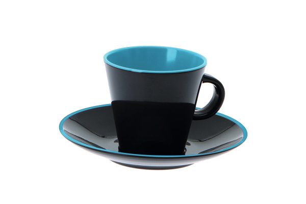 Espresso-Set grau-blau (R) Im Angebot