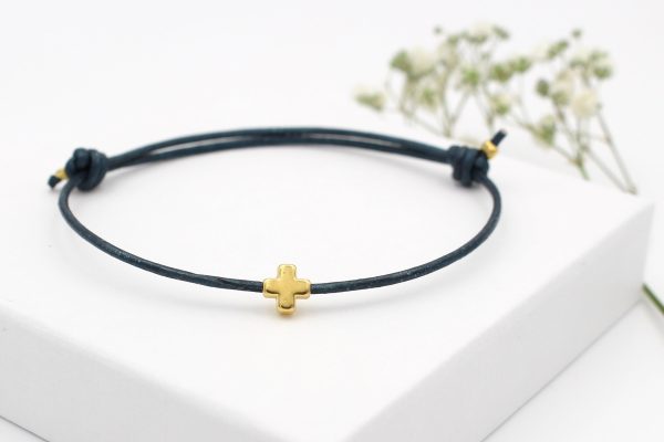 Lederarmband Kreuz Zu verkaufen – Bild 3