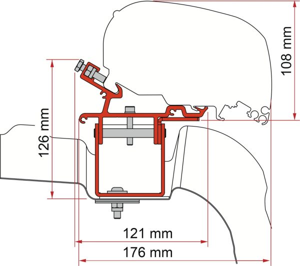 Adapter F80-F65 Crafter-MAN L3 H3 ab 17 Zu verkaufen