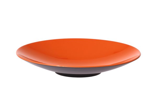 Pastateller grau-orange (R) Im Angebot