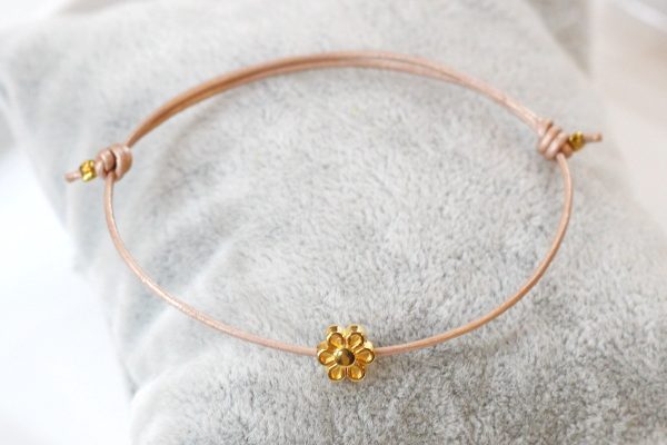 Lederarmband Blume Online-Schn?ppchen
